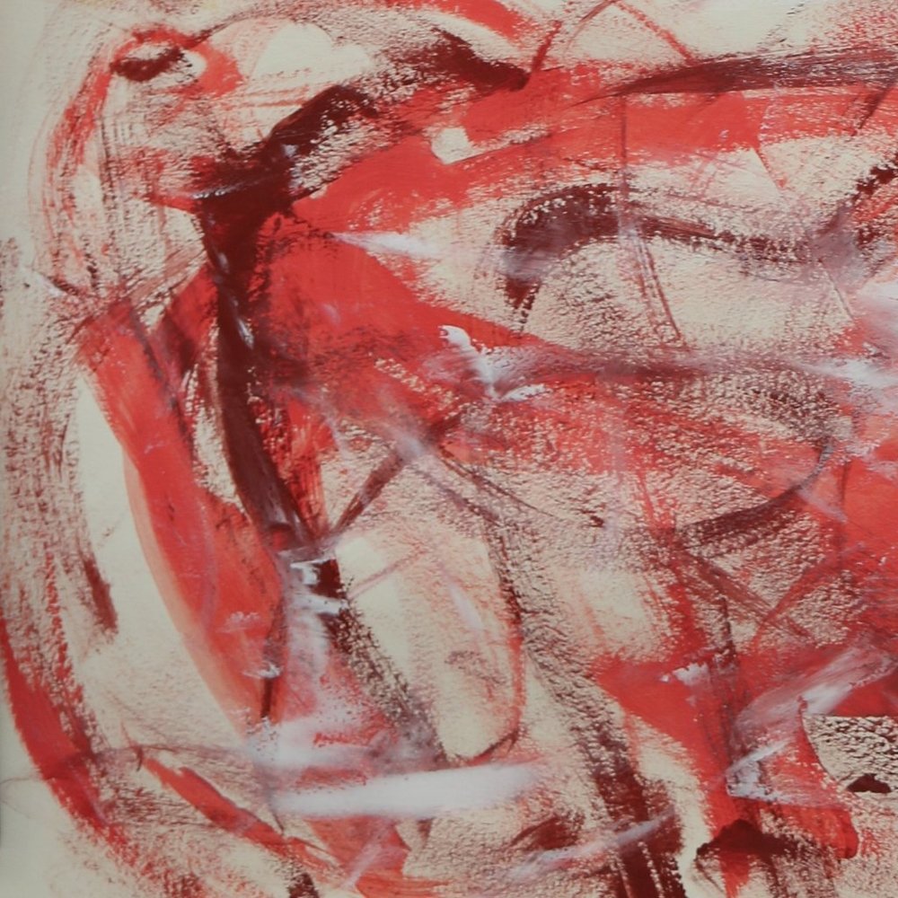 ABSTRACT ACRYLIC PAINTING #P - Picture 2 of 3